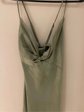melody plisse halter maxi dress - olive Petal & Pup | Dresses | Petal Pup Green Pleated Large Halter neckline